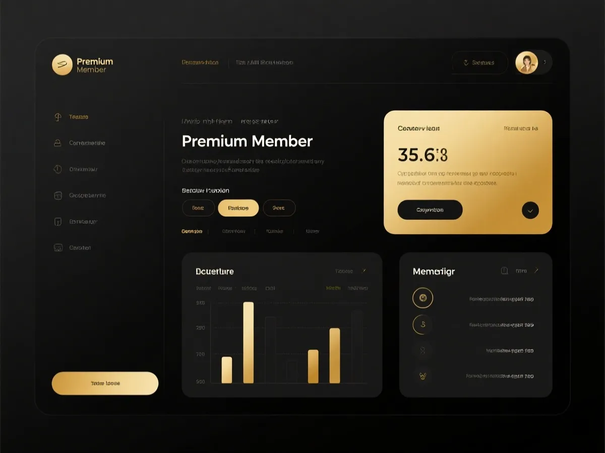 尊榮回饋頁面視覺示意